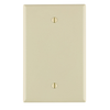 Leviton 1 Gang Blank Wallplate Midway Size Light Almond PJ13-T