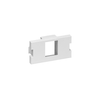 Leviton 1 Port MOS Quickport Adapter 1 Unit High White 41291-1MW