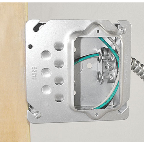 4" Square Single-Gang Device Ring, 5/8" Raised, 4.3 Cu. In - Foto 8