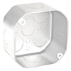 Caja octogonal plenum de 4 pulgadas y 2-1/8 pulgadas de profundidad, acero inoxidable 54171-SVTSS (paquete de 25)