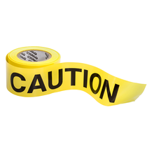 6" X1000 4MIL Red Caution Tape 1595 (Pack of 2)
