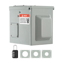 125/250V 30A RV Power Outlet Box Enclosed Lockable NEMA Weatherproof