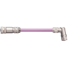 Igus BUS9041211 24 AWG 1P M12 5 Poles Socket A / Angled B Connector Phoenix Contact TPE Harnessed Profibus Cable