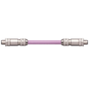 Igus BUS9041102 24 AWG 1P M12 5 Poles Pin A/B Connector Phoenix Contact PUR Harnessed Profibus Cable