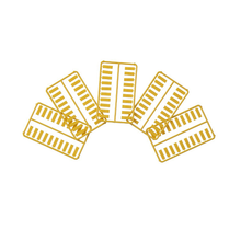 0.56x0.18 Plastic Snap Icon Data Image Faceplate ABS CIDYL-C (Pack of 100)