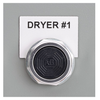 1.80x1.30 Thermal Transfer Raised Panel Push Button TDP Printer Label Polyester C180X130APT-30H (Pack of 500)