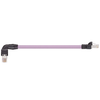 Igus CAT9240300 26 AWG 4P RJ45 Angled L Above A / RJ45 B Connector Hirose PUR Harnessed CAT5e Cable