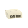 4 Port Mini-Com Surface Mount Boxe Quick Release ABS CBXQ4EI-A