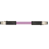 Igus MAT904125451 24 AWG 4C M8 Pin Straight A/B Connector PVC Industrial Ethernet CAT5 Cable
