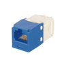 22-26 AWG Mini-Com Cat6 Plus Keyed F Jack Module TG Style UTP RJ45 CJK688TGBU