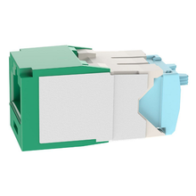 1 Port 28-30 AWG Mini-Com Cat6A 10Gig Jack Module TG Style UTP RJ45 CJT6X88TGGR