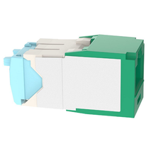 1 Port 28-30 AWG Mini-Com Cat6A 10Gig Jack Module TG Style UTP RJ45 CJT6X88TGGR