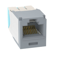 1 Port 28-30 AWG Mini-Com Cat6A 10Gig Jack Module TG Style UTP RJ45 CJT6X88TGIG