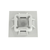 1x1 4 Way Cable Tie Mount #6 (M3) Screw Nylon 6.6 ABM100-S6-C (Pack of 100)