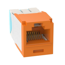 1 Port 28-30 AWG Mini-Com Cat6A 10Gig Jack Module TG Style UTP RJ45 CJT6X88TGOR