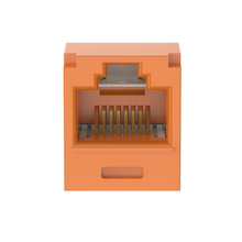 1 Port 28-30 AWG Mini-Com Cat6A 10Gig Jack Module TG Style UTP RJ45 CJT6X88TGOR