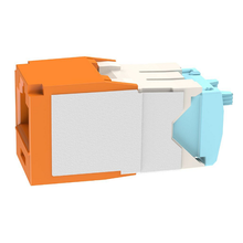 1 Port 28-30 AWG Mini-Com Cat6A 10Gig Jack Module TG Style UTP RJ45 CJT6X88TGOR