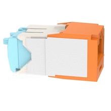 1 Port 28-30 AWG Mini-Com Cat6A 10Gig Jack Module TG Style UTP RJ45 CJT6X88TGOR