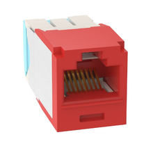 1 Port 28-30 AWG Mini-Com Cat6A 10Gig Jack Module TG Style UTP RJ45 CJT6X88TGRD