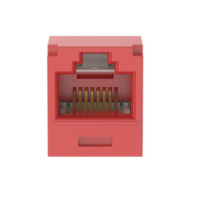 1 Port 28-30 AWG Mini-Com Cat6A 10Gig Jack Module TG Style UTP RJ45 CJT6X88TGRD