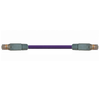 Igus CAT9340100 26 AWG 4P RJ45 A/B Connector Straight Phoenix Contact PVC Harnessed CAT5e Cable