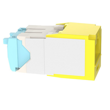 1 Port 28-30 AWG Mini-Com Cat6A 10Gig Jack Module TG Style UTP RJ45 CJT6X88TGYL