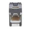 1 Port 22-26 AWG Mini-Com Cat6A 10Gig Jack Module Shielded TG Style RJ45 CJS6X88TGWHY