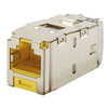 1 Port 22-26 AWG Mini-Com Cat6A 10Gig Jack Module Shielded TG Style RJ45 CJS6X88TGYLY