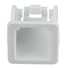 1 Port Mini-Com Flat Adapter Snap ABS CMNZAWH-X (Pack of 10)
