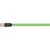 Igus MAT904125476 22 AWG 2P M12 D-Coded Pin A / Open End B Connector PVC Industrial Profinet Cable