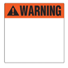 4x4 Thermal Transfer Die Cut Arc Flash Warning Label 250 Polyester C400X400A51