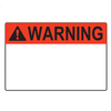 4x6 Thermal Transfer Die Cut Arc Flash Warning Label 100 Polyester C400X600A51