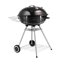 22 inch Kettle Charcoal Grill Portable w/ Thermometer Wheels and Cover