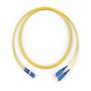 3 Meter Fiber Optic Jumper and LC Duplex to SC Connector With Standard Yellow Jacket 045802R5116003M
