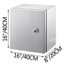 NEMA 4X Stainless Steel Enclosure 16 x 16 x 8" Electrical Junction Box