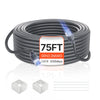 26 AWG Copper Core Compatible with Standard Rectangular V3 VEVOR 75FT Starlink Gen 3 Extension Cable