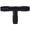 1/4 Black Polyethylene Hose Barb Tee 33422B
