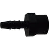 1/4 X 1/4 Hose Barb X FIP Black Polyethylene Adapter 33053B