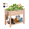 Wooden Raised Garden Bed Planter Box 33.9x18.1x30