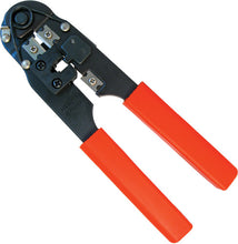 8×8 Built-In Cutting-Stripping Blade Crimp Tool For RJ45 Black Grip Handle 078-1016