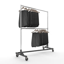Z-Industrial Rack With Add-On Hangrail Econoco RZK8DH