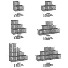 Grid Cubbie Panels Econoco GS16/B (Pack of 10)