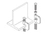 Threaded Rod I-Beam Clamps 5/8