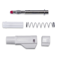 Retractable 14-18 AWG Stackable Banana Plug BU-32614 (Pack Of 20)