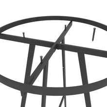 36" Dia. Round Folding Garment Rack W/Rectangular Tubing Econoco KR36/MAB