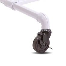 Pipeline Adjustable 2-Way Garment Rack Econoco PS2WADJWH