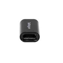 Compact Micro USB to Lightning Connector Apple MFi Certified Adapter Black