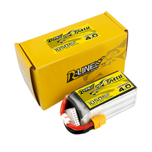 Tattu R-Line Version 4.0 1050mAh 6S1P 22.2V 130C Lipo Battery Pack With XT60 Plug