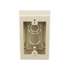 Panduit JBX3510EI-A LD Profile Raceway Single Gang Outlet Box For T-45 Electric Ivory