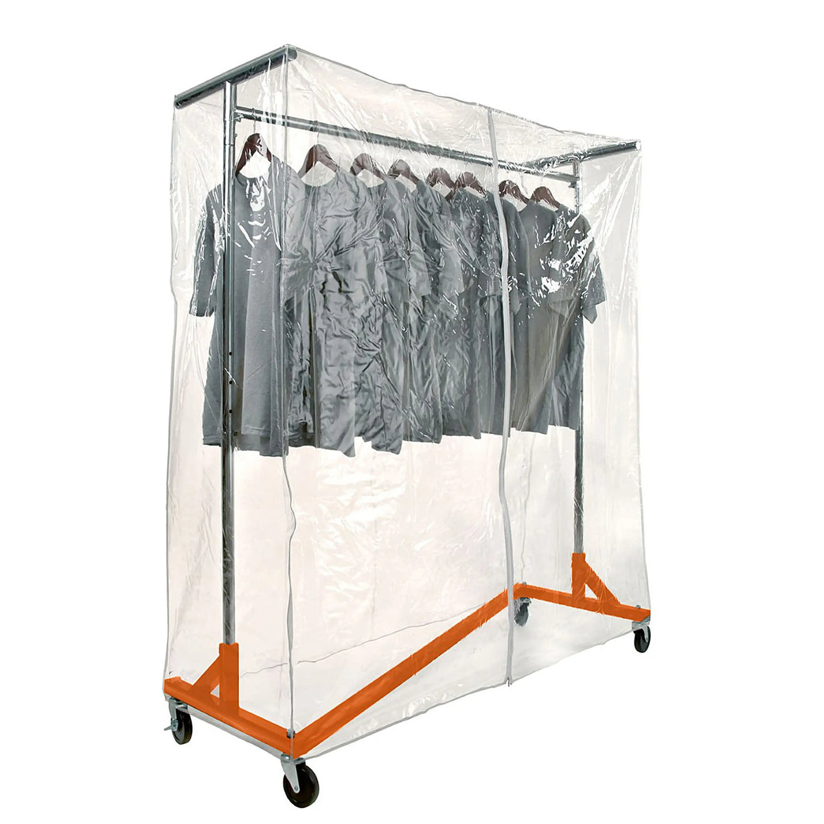 Plastic garment rack online cover